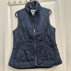 Old Navy Dark Blue Quilted Vest